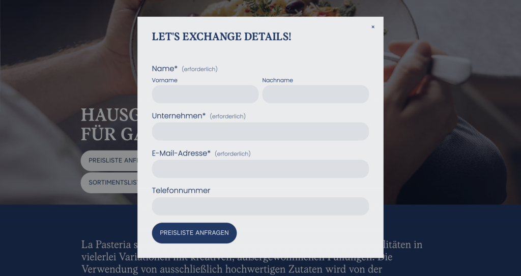 Business Page - Contact